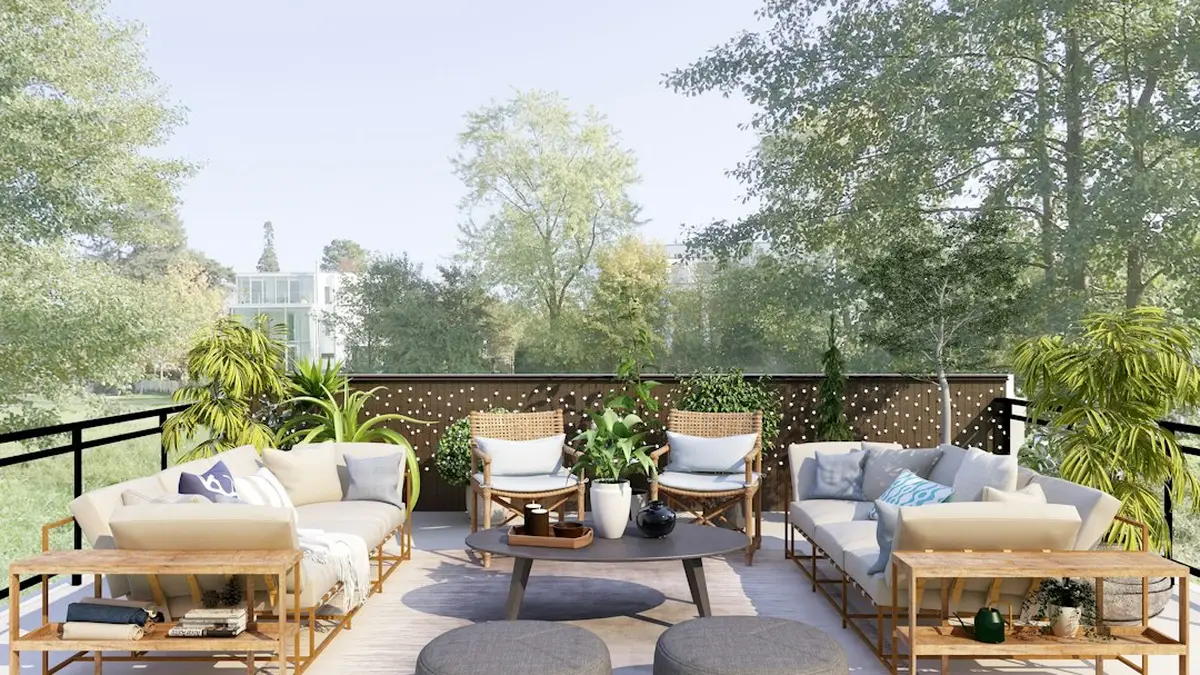 Amenagement terrasse idée : Idées aménagement terrasse extérieure
